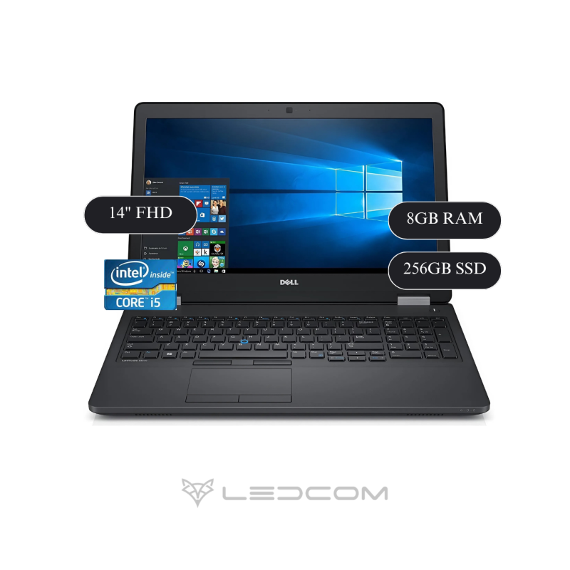 LAPTOP DELL LATITUDE E5580 i5-7ma 8GB RAM 256GB SSD PANTALLA 14" WIN10 PRO