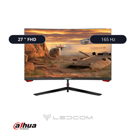 MONITOR DAHUA GAMING 27" LED FULLHD CURVO 165HZ