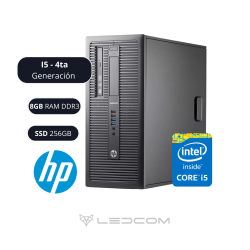 PC HP PRODESK 600 G1 TOWER I5-4ta 8GB DDR3 256GB SSD Windows 10 Pro