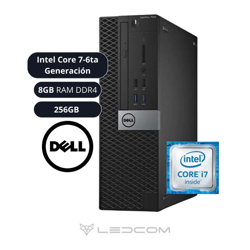 PC DELL OPTIPLEX 7040 SFF i7 6TA 8GB 256GB SSD