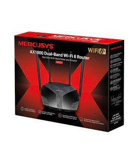 Router Mercusys Mr70x Wifi 6 Ax1800 Doble Banda Gigabit