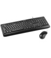 COMBO MOUSE Y TECLADO UNNO TEKNO KLASS KB6721BK USB ESPAÑOL