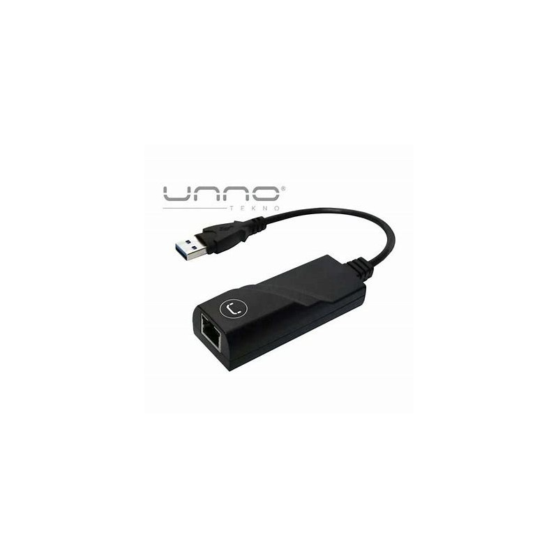 ADAPTADOR UNNO TEKNO USB 3.0 A LAN RJ45 GIGABIT