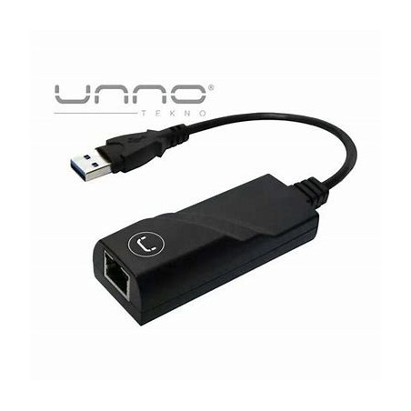 ADAPTADOR UNNO TEKNO USB 3.0 A LAN RJ45 GIGABIT