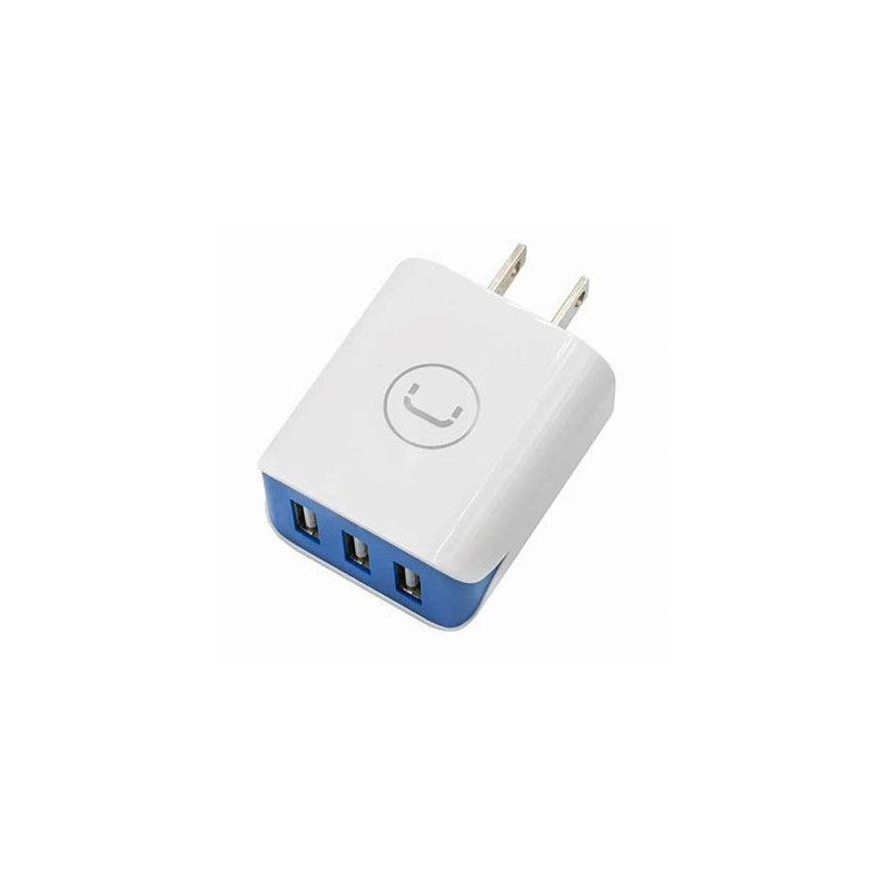 BASE DE CARGADOR UNNO 3 PUERTOS USB 3.1AMP