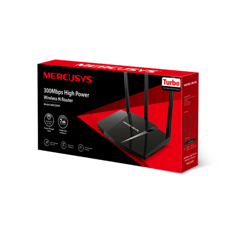 ROUTER MERCUSYS MW330HP 300MBPS HIGH POWER