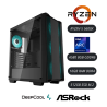 PC GAMING RYZEN 5 5600X GPU A580 8GB 16GB RAM 512GB M.2 DEEPCOOL CC560 BLACK