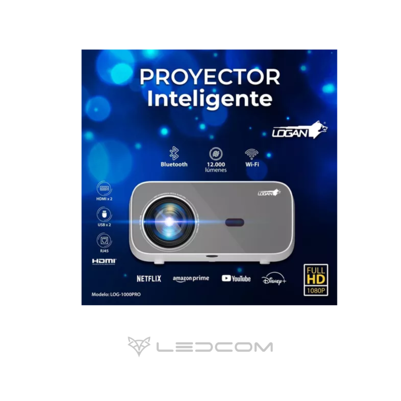 PENDING: PROYECTOR LOGAN SMART 1080P L-P250FHDEFG-R